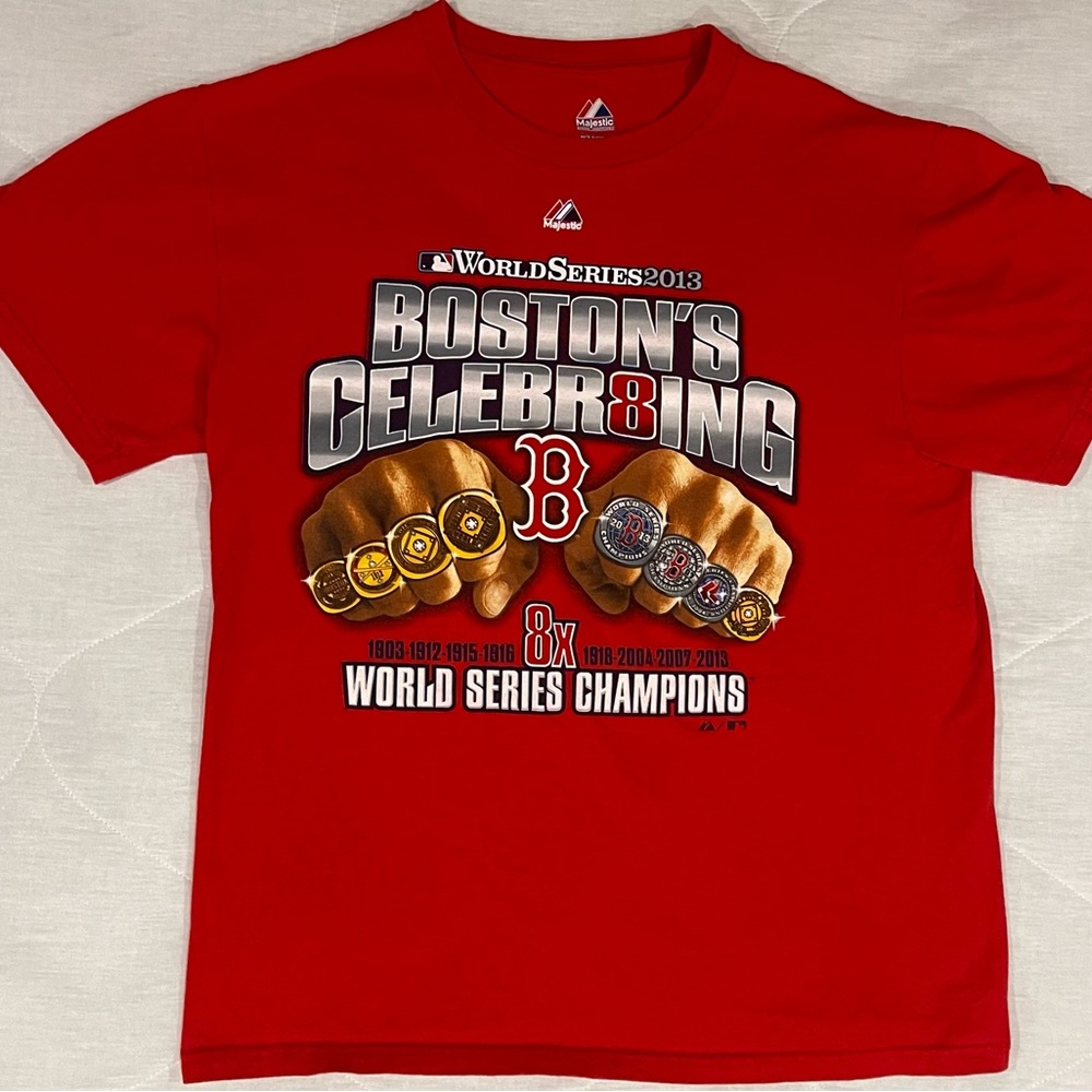 MLB BOSTON RED SOX - 8X WORLD SERIES CHAMPIONS 2013 M